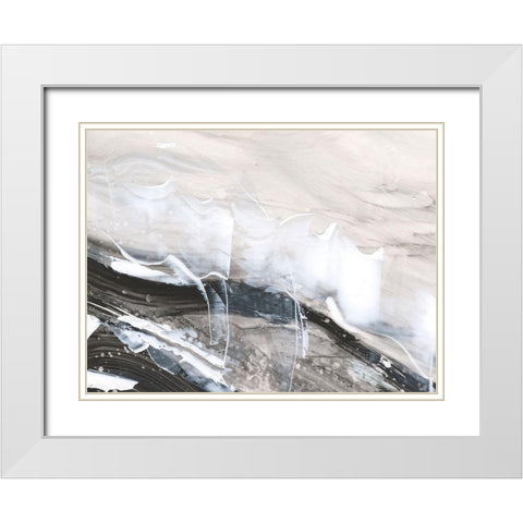 Blizzard Conditions III White Modern Wood Framed Art Print with Double Matting by Harper, Ethan