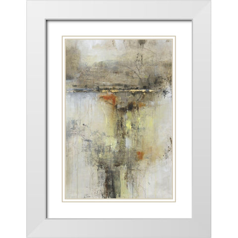 Cross Over I White Modern Wood Framed Art Print with Double Matting by OToole, Tim