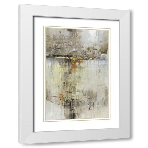 Cross Over II White Modern Wood Framed Art Print with Double Matting by OToole, Tim
