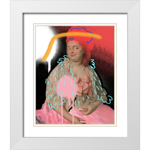 Masterful Photoshop I White Modern Wood Framed Art Print with Double Matting by Warren, Annie