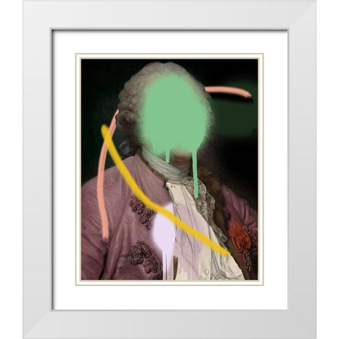 Masterful Photoshop II White Modern Wood Framed Art Print with Double Matting by Warren, Annie