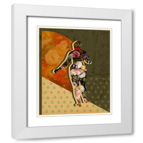 Goddess of the Flora II White Modern Wood Framed Art Print with Double Matting by Popp, Grace