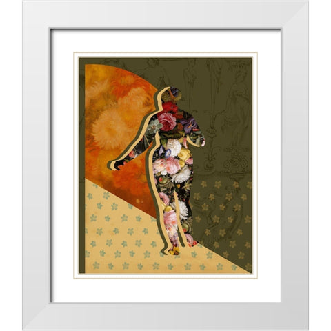 Goddess of the Flora II White Modern Wood Framed Art Print with Double Matting by Popp, Grace