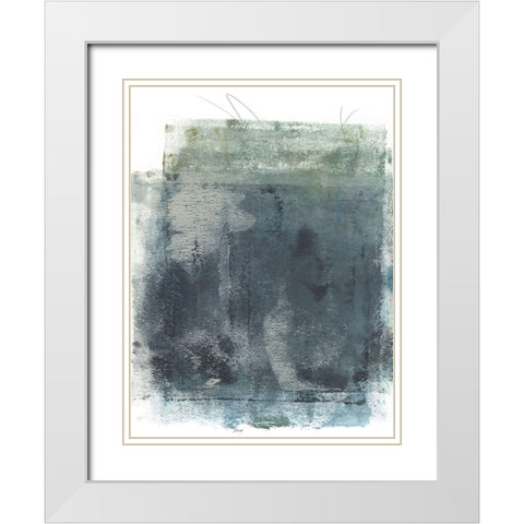 Roller Oxide I White Modern Wood Framed Art Print with Double Matting by Green, Jacob