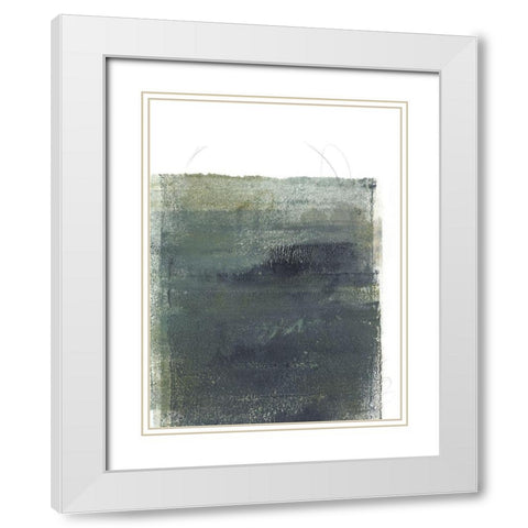 Roller Oxide II White Modern Wood Framed Art Print with Double Matting by Green, Jacob