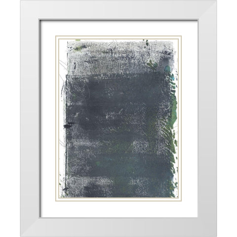 Roller Oxide III White Modern Wood Framed Art Print with Double Matting by Green, Jacob