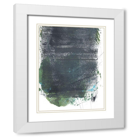 Roller Oxide IV White Modern Wood Framed Art Print with Double Matting by Green, Jacob
