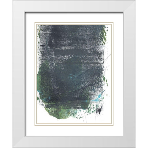 Roller Oxide IV White Modern Wood Framed Art Print with Double Matting by Green, Jacob