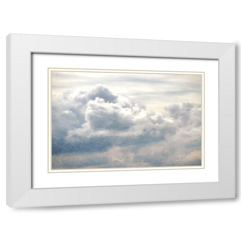 From Above II White Modern Wood Framed Art Print with Double Matting by Chandler, Sharon