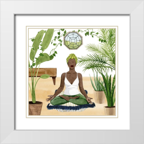 Alone Time II White Modern Wood Framed Art Print with Double Matting by Popp, Grace