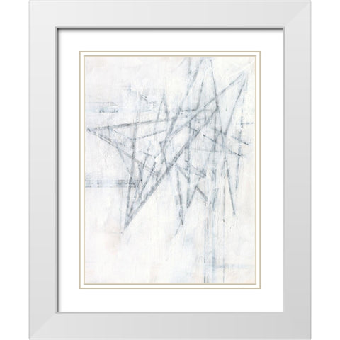 Off the Wall I White Modern Wood Framed Art Print with Double Matting by Harper, Ethan
