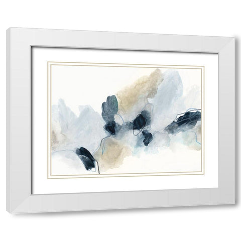 Tranquil Cloudbank II White Modern Wood Framed Art Print with Double Matting by Vess, June Erica