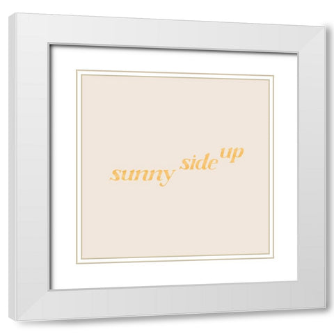 Block Letter Affirmations IV White Modern Wood Framed Art Print with Double Matting by Popp, Grace