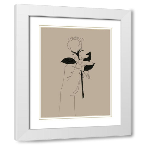 Youre the One I White Modern Wood Framed Art Print with Double Matting by Popp, Grace