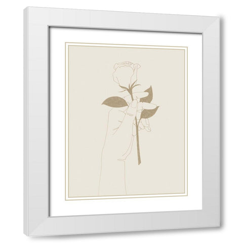 Youre the One III White Modern Wood Framed Art Print with Double Matting by Popp, Grace