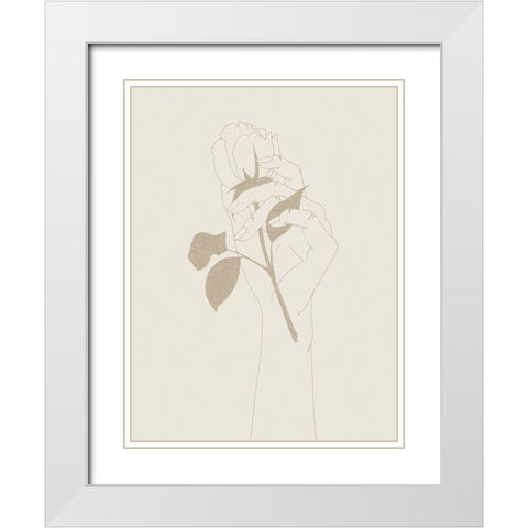 Youre the One IV White Modern Wood Framed Art Print with Double Matting by Popp, Grace
