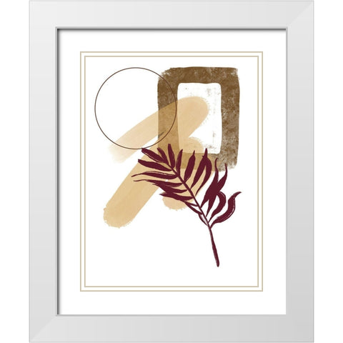 Slow Burn I White Modern Wood Framed Art Print with Double Matting by Holman, Nicholas