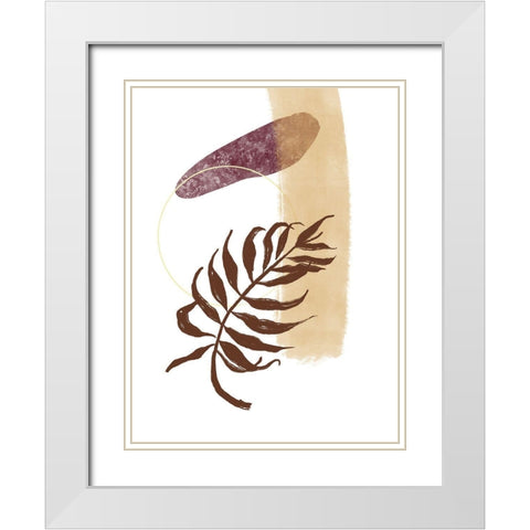 Slow Burn II White Modern Wood Framed Art Print with Double Matting by Holman, Nicholas