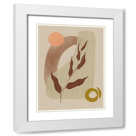 Autumn Soul I White Modern Wood Framed Art Print with Double Matting by Holman, Nicholas