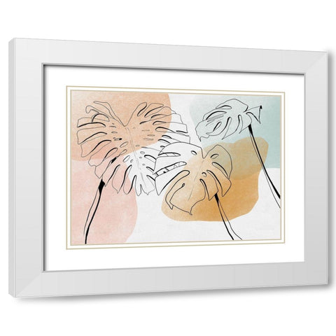 Summer Warmth I White Modern Wood Framed Art Print with Double Matting by Holman, Nicholas