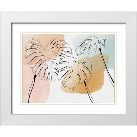 Summer Warmth I White Modern Wood Framed Art Print with Double Matting by Holman, Nicholas