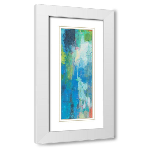 Cairn III White Modern Wood Framed Art Print with Double Matting by Jachimiec, Sue