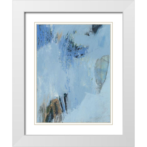 Deo I White Modern Wood Framed Art Print with Double Matting by Jachimiec, Sue
