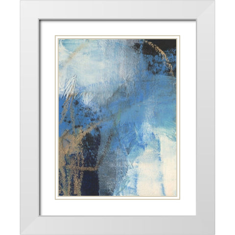 Deo II White Modern Wood Framed Art Print with Double Matting by Jachimiec, Sue