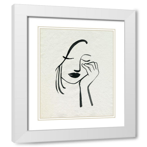 Day Dreamer II White Modern Wood Framed Art Print with Double Matting by Popp, Grace