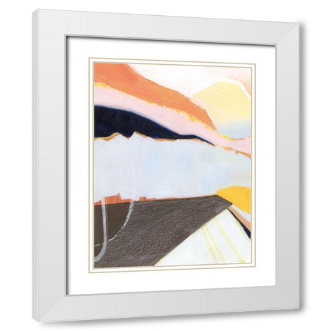 Desert Candy I White Modern Wood Framed Art Print with Double Matting by Popp, Grace