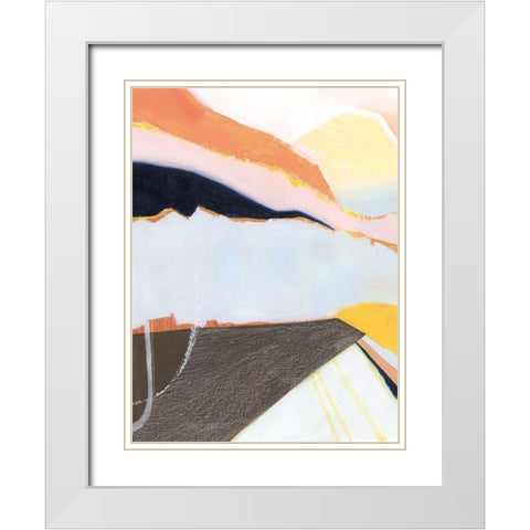 Desert Candy I White Modern Wood Framed Art Print with Double Matting by Popp, Grace