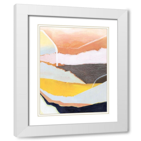 Desert Candy II White Modern Wood Framed Art Print with Double Matting by Popp, Grace