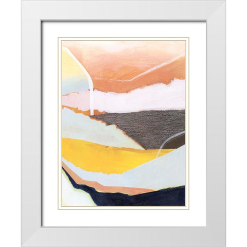 Desert Candy II White Modern Wood Framed Art Print with Double Matting by Popp, Grace