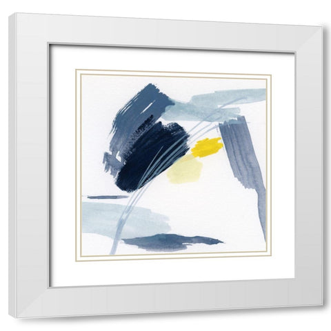 Spot of Sun I White Modern Wood Framed Art Print with Double Matting by Barnes, Victoria
