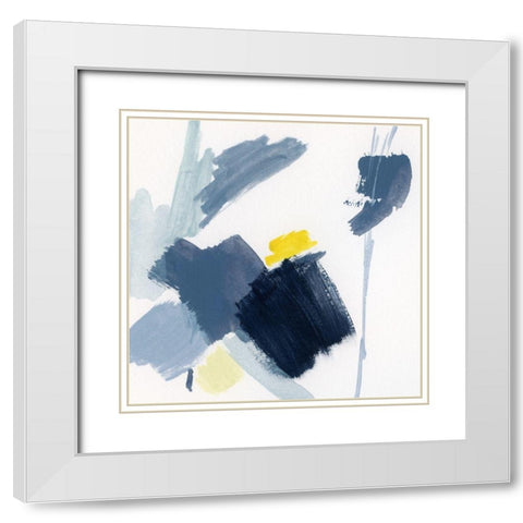 Spot of Sun III White Modern Wood Framed Art Print with Double Matting by Barnes, Victoria
