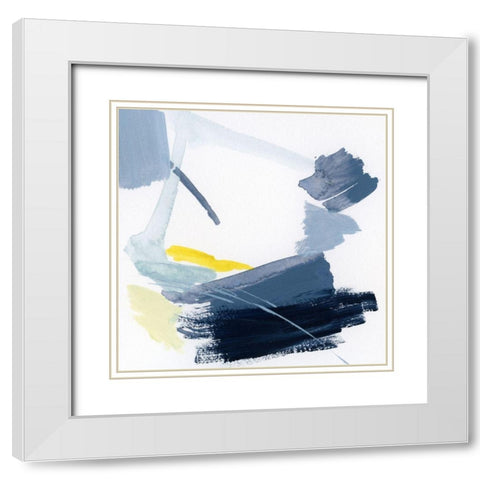 Spot of Sun IV White Modern Wood Framed Art Print with Double Matting by Barnes, Victoria