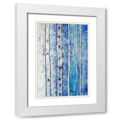 Between the Gap I White Modern Wood Framed Art Print with Double Matting by OToole, Tim