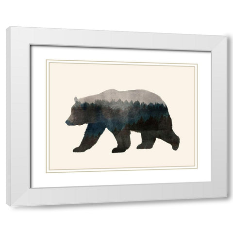 The Wilderness II White Modern Wood Framed Art Print with Double Matting by Barnes, Victoria