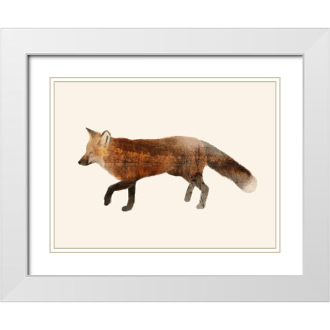 The Wilderness VI White Modern Wood Framed Art Print with Double Matting by Barnes, Victoria