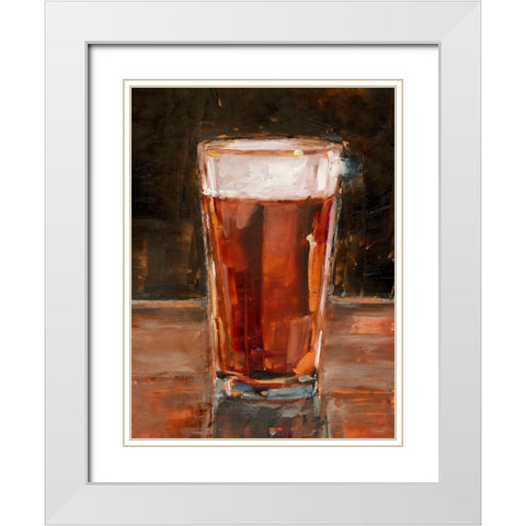 Another Round I White Modern Wood Framed Art Print with Double Matting by Harper, Ethan