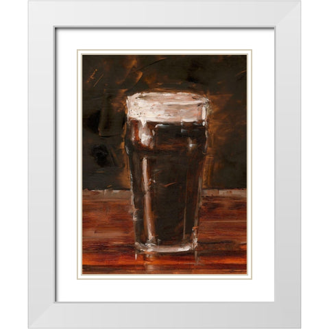 Another Round III White Modern Wood Framed Art Print with Double Matting by Harper, Ethan