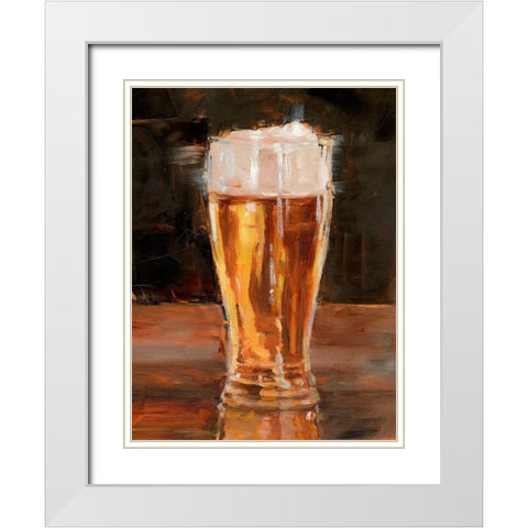 Another Round IV White Modern Wood Framed Art Print with Double Matting by Harper, Ethan