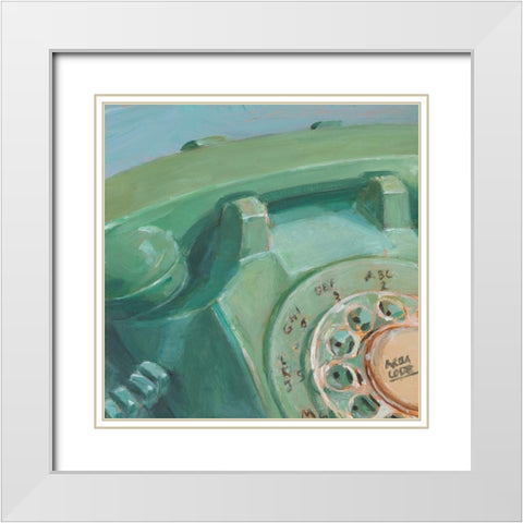 The 70s Called... II White Modern Wood Framed Art Print with Double Matting by Harper, Ethan