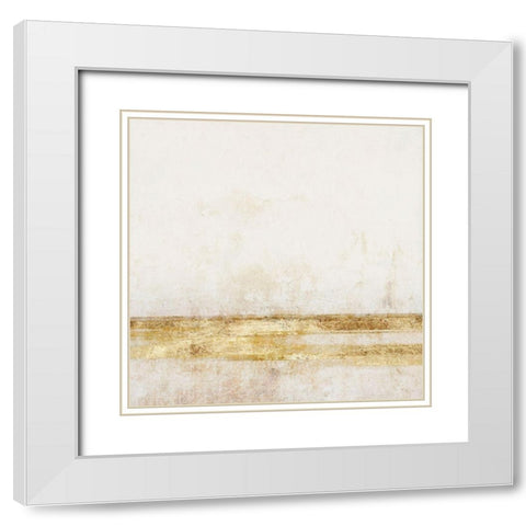 Ethereal Horizon II White Modern Wood Framed Art Print with Double Matting by Barnes, Victoria