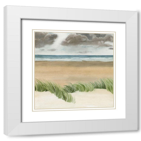 Dune Views II White Modern Wood Framed Art Print with Double Matting by Popp, Grace