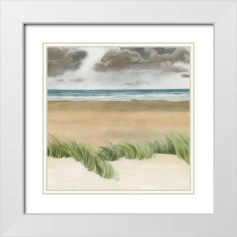 Dune Views II White Modern Wood Framed Art Print with Double Matting by Popp, Grace