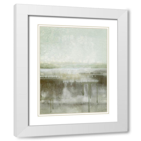 Wandering Terrain I White Modern Wood Framed Art Print with Double Matting by Popp, Grace