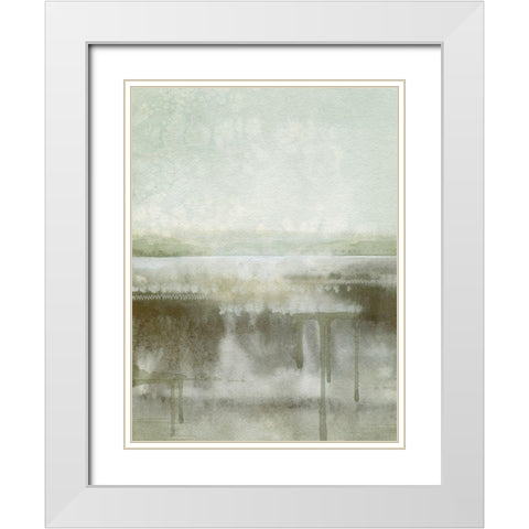 Wandering Terrain I White Modern Wood Framed Art Print with Double Matting by Popp, Grace