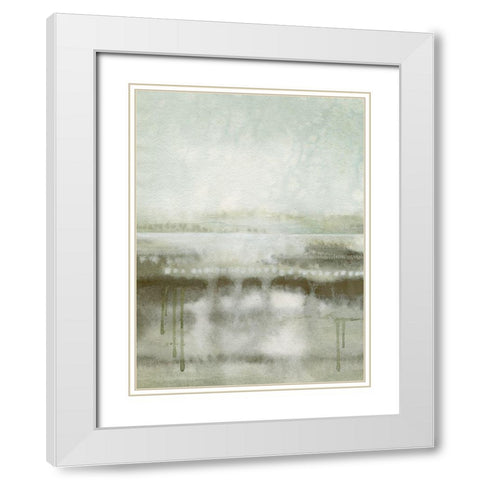 Wandering Terrain II White Modern Wood Framed Art Print with Double Matting by Popp, Grace