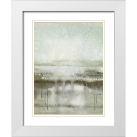 Wandering Terrain II White Modern Wood Framed Art Print with Double Matting by Popp, Grace